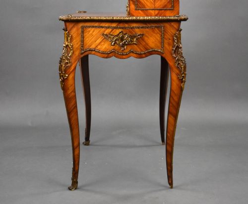 19TH CENTURY WALNUT BONHEUR DU JOUR - ADDITIONAL PHOTO 14