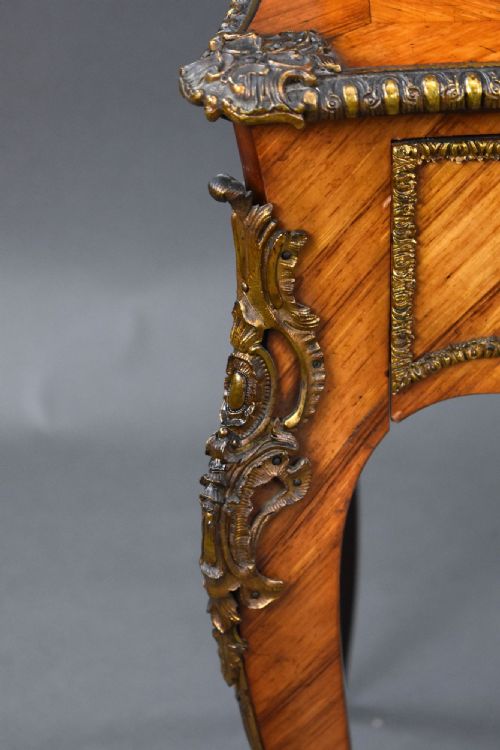 19TH CENTURY WALNUT BONHEUR DU JOUR - ADDITIONAL PHOTO 16