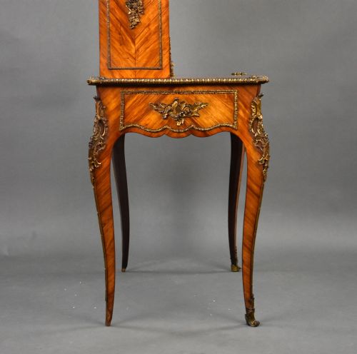 19TH CENTURY WALNUT BONHEUR DU JOUR - ADDITIONAL PHOTO 18