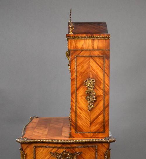 19TH CENTURY WALNUT BONHEUR DU JOUR - ADDITIONAL PHOTO 19