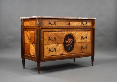 18th Century French Marble Topped Commode