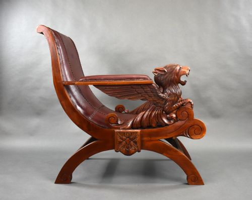19TH CENTURY CONTINENTAL WALNUT ARMCHAIR - ADDITIONAL PHOTO 2