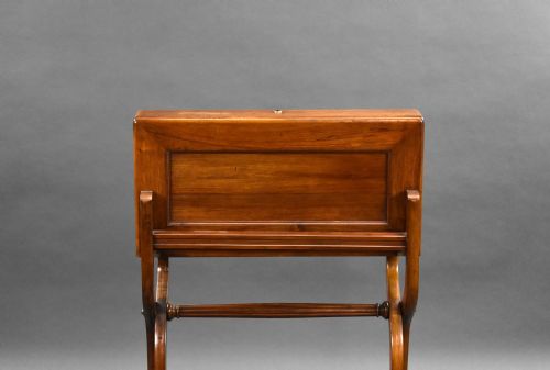 VICTORIAN WALNUT CAMPAIGN TRAVELLING DESK - ADDITIONAL PHOTO 2