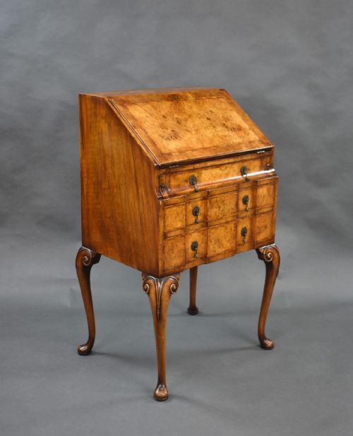 Antique Figured Walnut Bureau