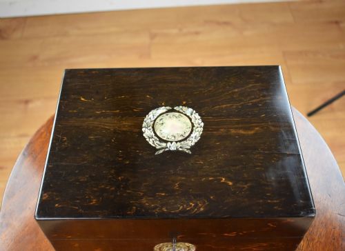 VICTORIAN ROSEWOOD TRAVELLING VANITYJEWELLERY BOX - ADDITIONAL PHOTO 5
