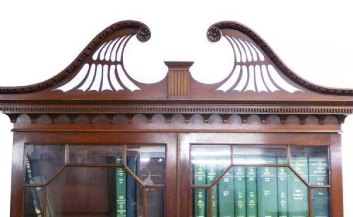 PAIR OF 20TH CENTURY CHIPPENDALE STYLE BOOKCASE - ADDITIONAL PHOTO 7