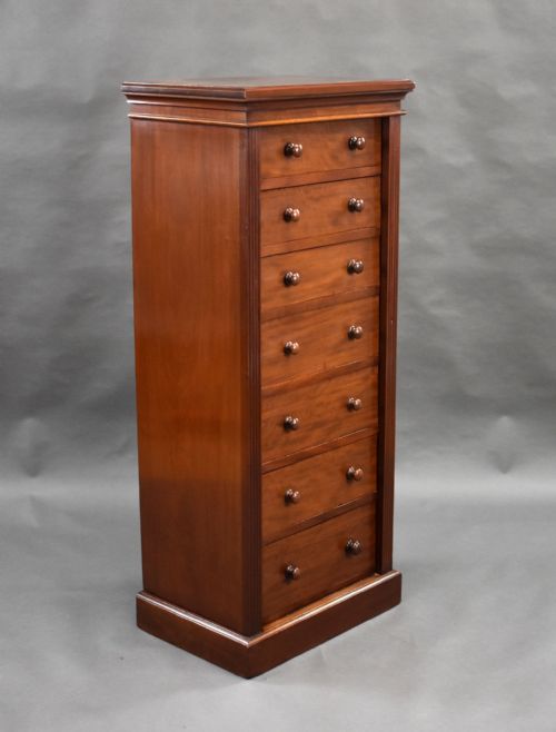 Victorian Mahogany Wellington Chest