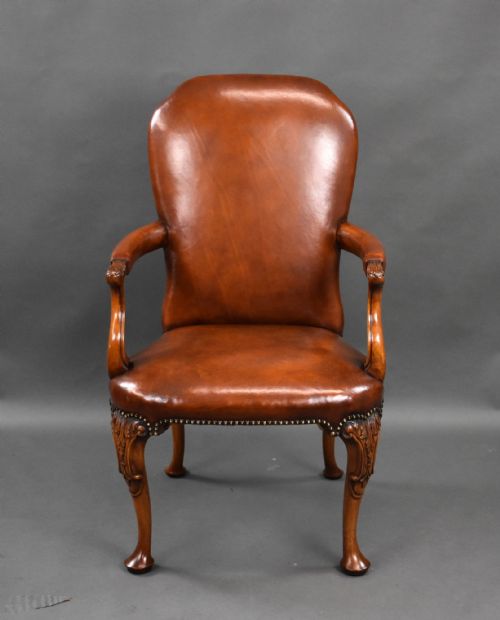 SET OF 7 HAND DYED LEATHER ARMCHAIRS - ADDITIONAL PHOTO 2