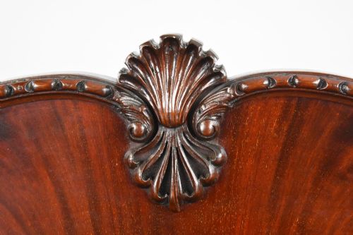 EDWARDIAN MAHOGANY SERPENTINE CABINET - ADDITIONAL PHOTO 7