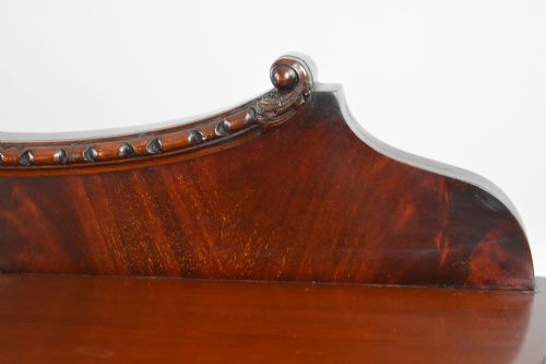 EDWARDIAN MAHOGANY SERPENTINE CABINET - ADDITIONAL PHOTO 8