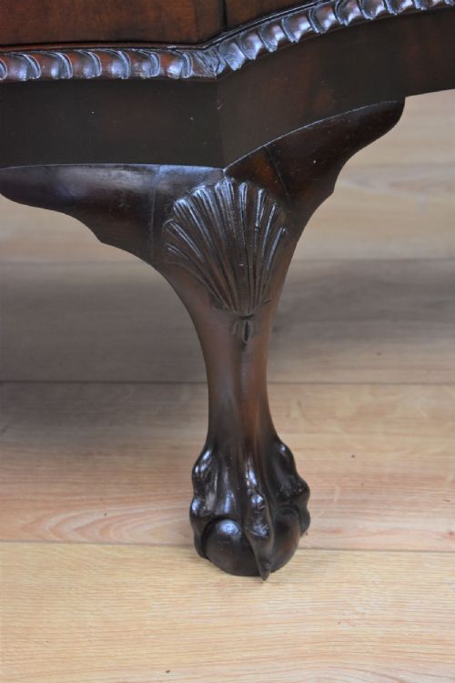 EDWARDIAN MAHOGANY SERPENTINE CABINET - ADDITIONAL PHOTO 10