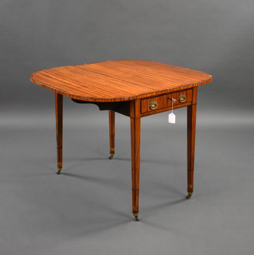 GEORGE III SATINWOOD PEMBROKE TABLE - ADDITIONAL PHOTO 2