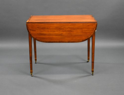 GEORGE III SATINWOOD PEMBROKE TABLE - ADDITIONAL PHOTO 6