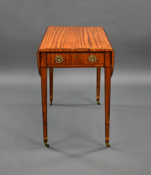 GEORGE III SATINWOOD PEMBROKE TABLE - ADDITIONAL PHOTO 7