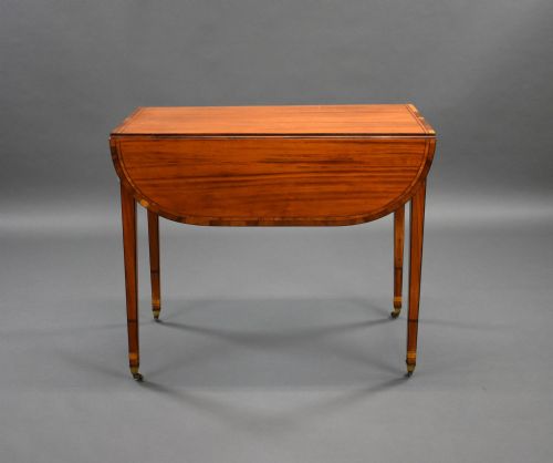 GEORGE III SATINWOOD PEMBROKE TABLE - ADDITIONAL PHOTO 8