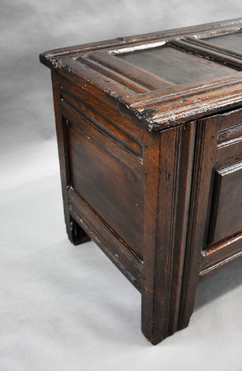 17TH CENTURY OAK MARRIAGE CHEST - ADDITIONAL PHOTO 7