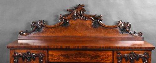 VICTORIAN FLAME MAHOGANY SIDEBOARD - ADDITIONAL PHOTO 2