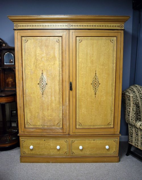 Victorian Ash Two Door Wardrobe