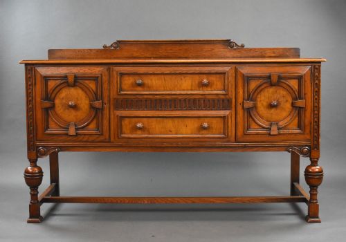 Large Oak Sideboard by Waring & Gillows
