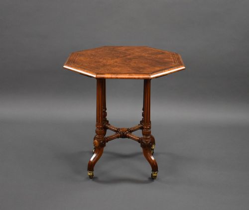 Victorian Amboyna Occasional Table