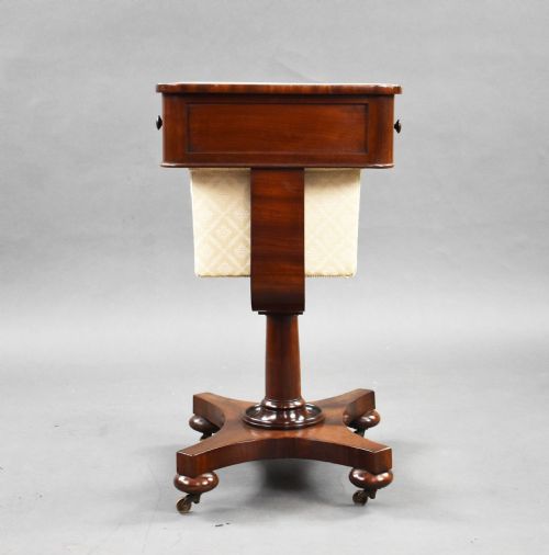 WILLIAM IV MAHOGANY WORK TABLE - ADDITIONAL PHOTO 5