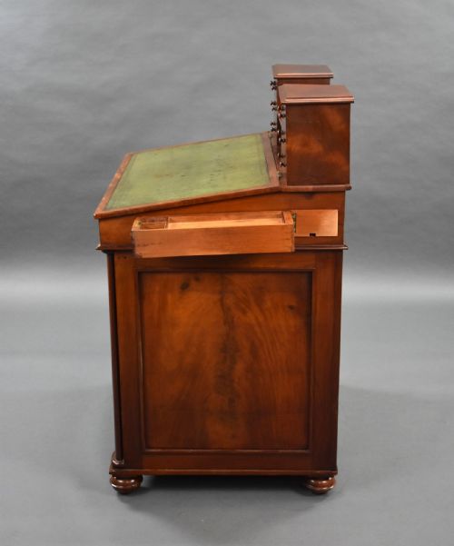 LARGE WILLIAM IV MAHOGANY DAVENPORT - ADDITIONAL PHOTO 10
