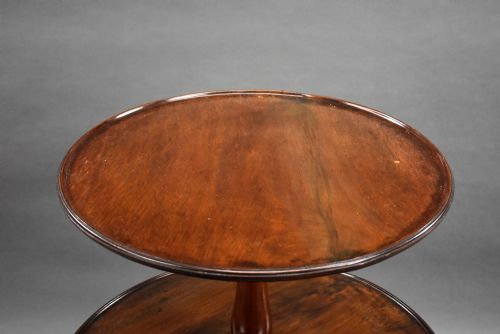 GEORGE III MAHOGANY DUMBWAITER - ADDITIONAL PHOTO 2