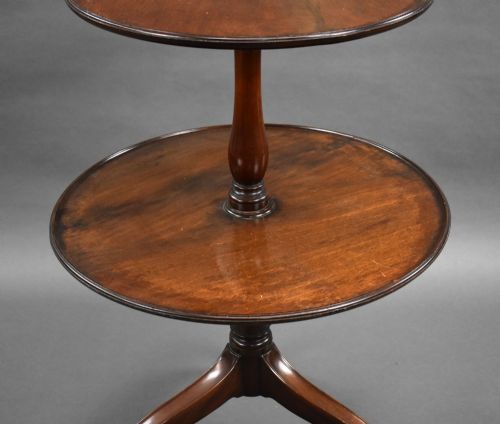 GEORGE III MAHOGANY DUMBWAITER - ADDITIONAL PHOTO 3