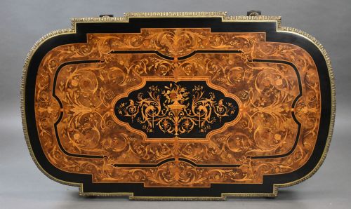 19TH CENTURY MARQUETRY CENTRE TABLE - ADDITIONAL PHOTO 6
