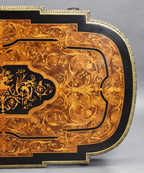 19TH CENTURY MARQUETRY CENTRE TABLE - ADDITIONAL PHOTO 9