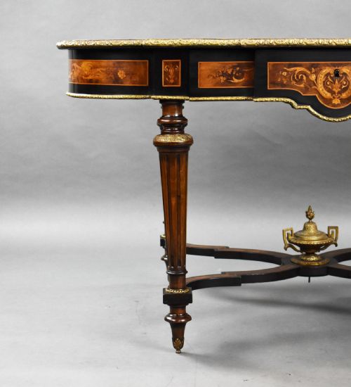 19TH CENTURY MARQUETRY CENTRE TABLE - ADDITIONAL PHOTO 11