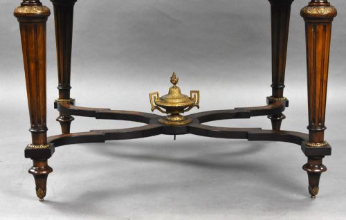 19TH CENTURY MARQUETRY CENTRE TABLE - ADDITIONAL PHOTO 12
