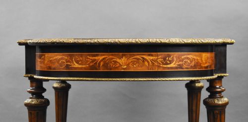 19TH CENTURY MARQUETRY CENTRE TABLE - ADDITIONAL PHOTO 15