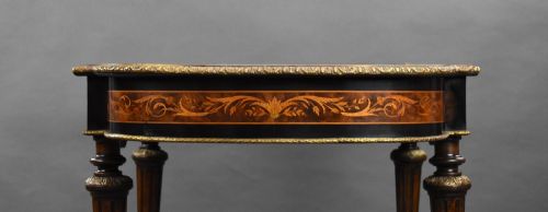 19TH CENTURY MARQUETRY CENTRE TABLE - ADDITIONAL PHOTO 17