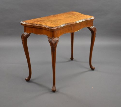 1930 Walnut Card Table