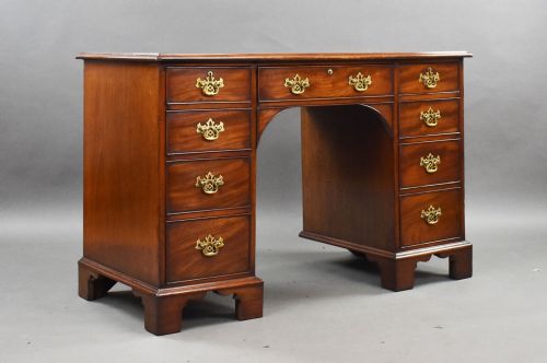 George III Mahogany Kneehole Desk