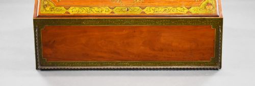EDWARDIAN HAND PAINTED SATINWOOD BUREAU - ADDITIONAL PHOTO 19
