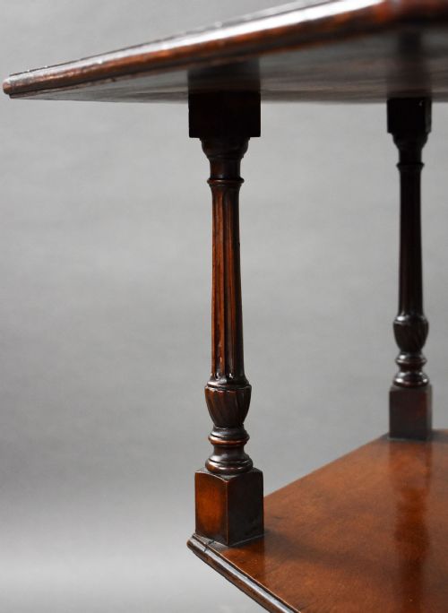GEORGE III MAHOGANY HEXAGONAL TABLE - ADDITIONAL PHOTO 3