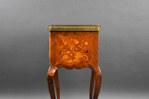ANTIQUE FRENCH MARQUETRY SIDE CABINET - ADDITIONAL PHOTO 8