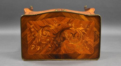 ANTIQUE FRENCH MARQUETRY SIDE CABINET - ADDITIONAL PHOTO 9