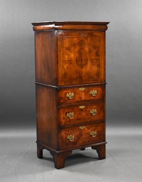 Antique Figured Walnut Escritoire
