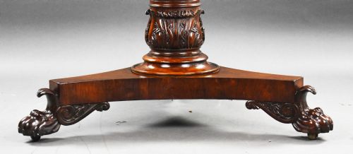WILLIAM IV ROUND ROSEWOOD BREAKFAST TABLE - ADDITIONAL PHOTO 5
