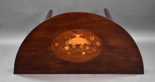 PAIR OF GEORGE III MAHOGANY INLAID CONSOLE TABLES - ADDITIONAL PHOTO 6