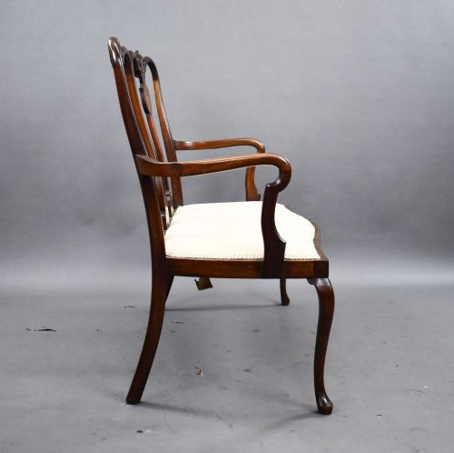 fig 2. Edwardian Mahogany Chair Back Settee