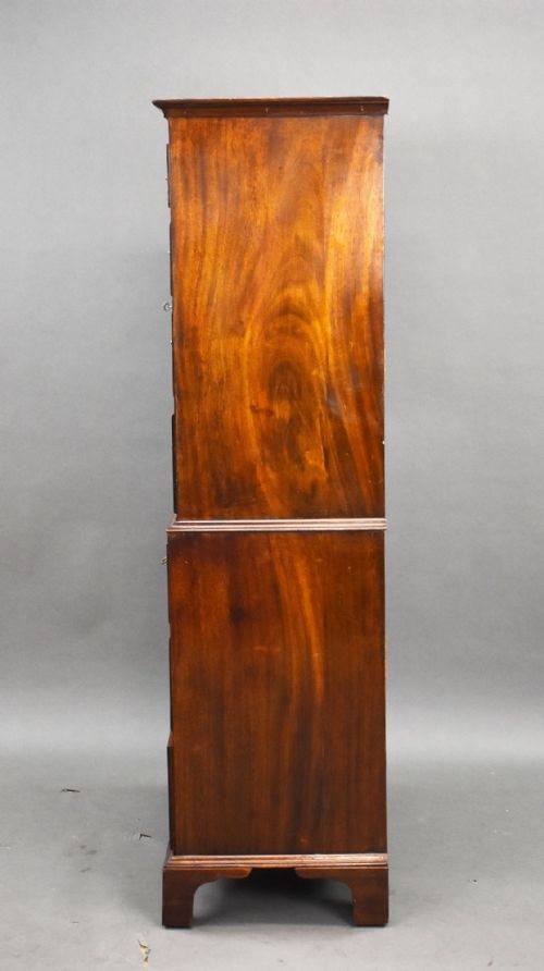 fig 3. Antique Figured Walnut Chest on Chest