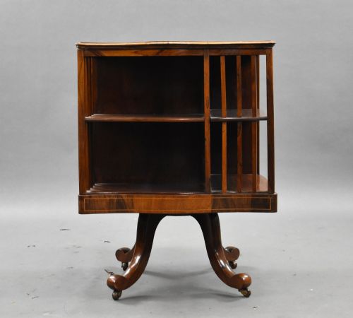 EDWARDIAN MAHOGANY REVOLVING BOOKSTAND - ADDITIONAL PHOTO 5