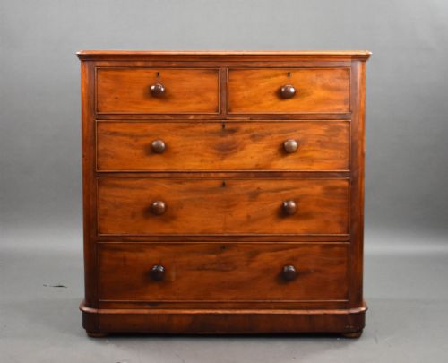 fig 2. Victorian Mahogany Chest of Drawers