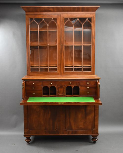 fig 1. Early Victorian MahoganySecretaire Bookcase