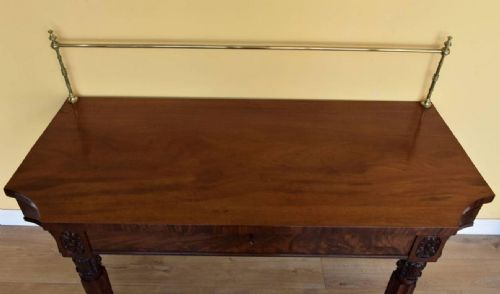 REGENCY MAHOGANY SERVING TABLE - ADDITIONAL PHOTO 7