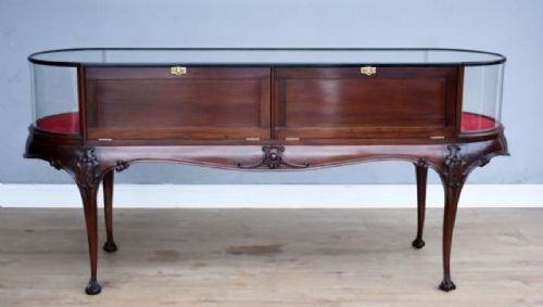fig 2. Victorian Mahogany Shop Display Cabinet